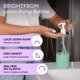 thumbnail image 2 of BRIGHTFROM Botellas Vacías con Bomba para Champú, 32 OZ / 1 Litro, Contenedores Cilíndricos libres de BPA, Uso Doméstico y Comercial, Pack de 2 - A prueba de fugas, 2 of 8