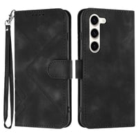 Funda Foxdock Para Samsung Galaxy S23 – Tipo Libro Con Soporte, Billetera, Correa Y Diseño Elegante