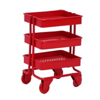 Magideal - Mini Carro Casa De 3 Niveles Muebles De Hierro 1:12 Estante De Almacenamiento De Piso, Estante De Almacenamiento, Para Accesorios De Decoració