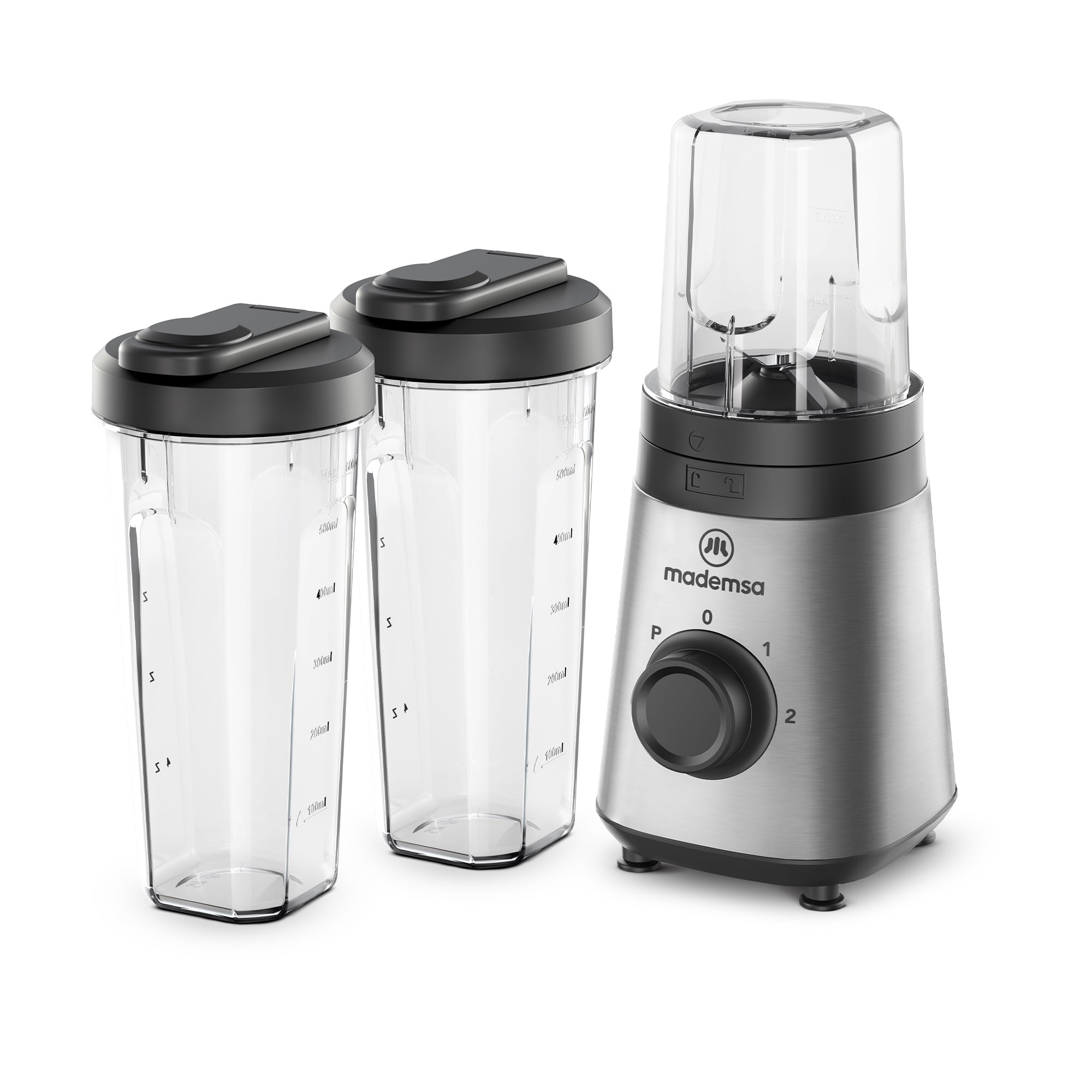 Mademsa - Licuadora Mbl30 600 Ml Gris