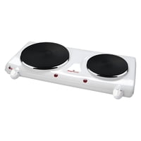 Magefesa - Cocina Electrica 2 Platos 2250W Blanco Mgf8023