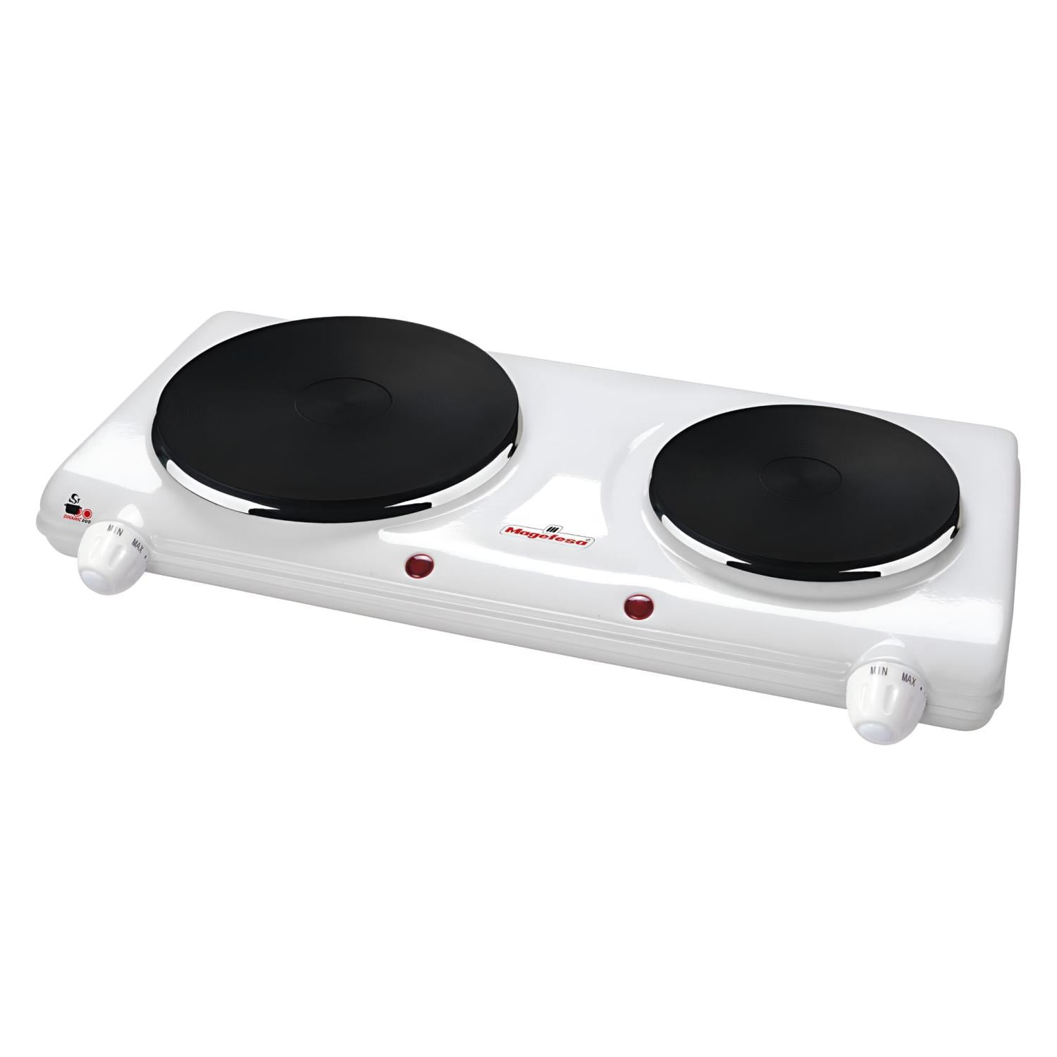 Magefesa - Cocina Electrica 2 Platos 2250w Blanco Mgf8023