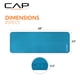 thumbnail image 4 of Esterilla de yoga CAP Barbell de alta densidad de 12 mm de grosor con correa de transporte, 4 of 7