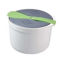 Magideal - Vaporera A Presión Para Microondas, Olla Para Pasta Antiadherente De 2L, Herramientas De Calentamiento Para Hornear En Microondas, Utensilios De Cocin Verde