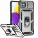thumbnail image 1 of Funda Resistente Anillo Soporte Samsung Galaxy A22 5G Privacidad Cámara Montaje Magnético Plata, 1 of 5