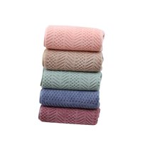 Magideal - 5 Piezas Toallas De Baño Toalla De Secado Rápido 14 X 30 Pulgadas Toallas De Baño Suaves Terciopelo Coral Para Playa Baño Fitness Yoga Gimnasio Dormit