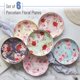 thumbnail image 2 of Platos de postre Brew To A Tea 20 cm, juego floral de 6, 2 of 9
