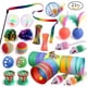 thumbnail image 1 of 14pcs/20pcs/21pcs Cat Toys Set Cat Teaser Toy Tunnel Toy Stick Toy For Indoor Kittens For Fun Interaction, 1 of 3