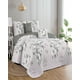 thumbnail image 4 of Quilt De Verano 2 Plazas Diseño Flores Gris, 4 of 4