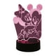 thumbnail image 3 of Lampara Ilusion 3d Minnie Y Mickey De 7 Colores Base Touch, 3 of 6