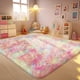 thumbnail image 1 of Alfombra Area Ophanie Rainbow para dormitorio de niñas, unicornio, 120 x 180 cm, 1 of 6