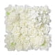 thumbnail image 4 of Panel De Pared De Flores Artificiales De 15 Pulgadas X 15 Pulgadas, Rosa De Seda Para Decoración De Fiesta De Boda, Blanco, 4 of 5