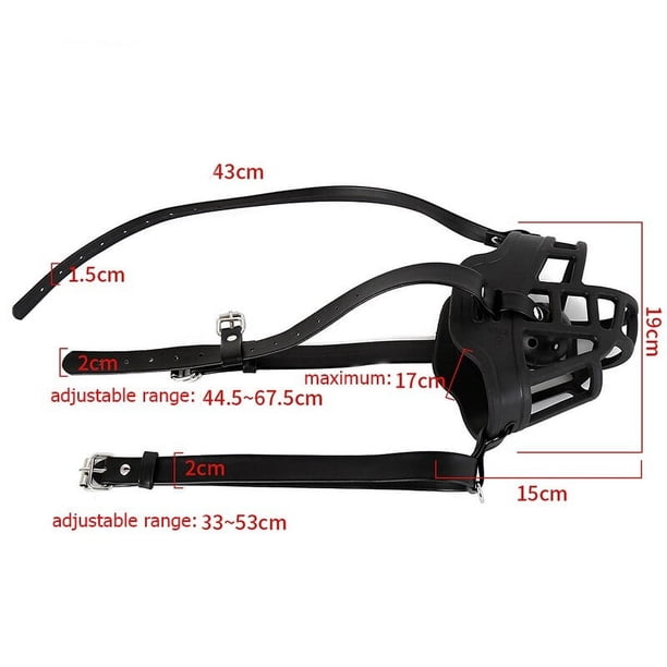 SM Bdsm Dog Muzzle Mask with Silicone Harness Mouth Gag Bondage Fetish Restraint Slave Sex Toy for Couple Adult Game Cosplay