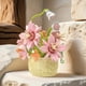 thumbnail image 3 of Juguete Bloques De Construcción Flores En Cesta Rosa, 3 of 3