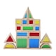 thumbnail image 1 of Juego De Bloques De Construcción De Madera, 17x, Regalos Del Día De San Valentín, Apilador Arcoíris De 2 Años, 1 of 5