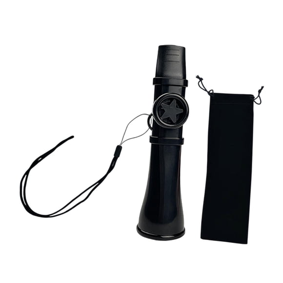 Kazoo - Flauta De Boca Fácil De Tocar, Ideal Como Regalo Para Violín, Piano Y Teclado, Color Negro