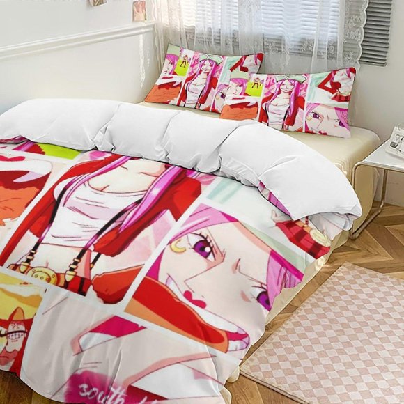 Jewelry Bonney Bed Duvet Cover Funny Anime Cartoon Bedding Se Lightweight3 Piece Comforter Se, cases