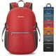 thumbnail image 1 of Mochila Gonex ultraligera, plegable, impermeable, 30 L, roja, 1 of 3