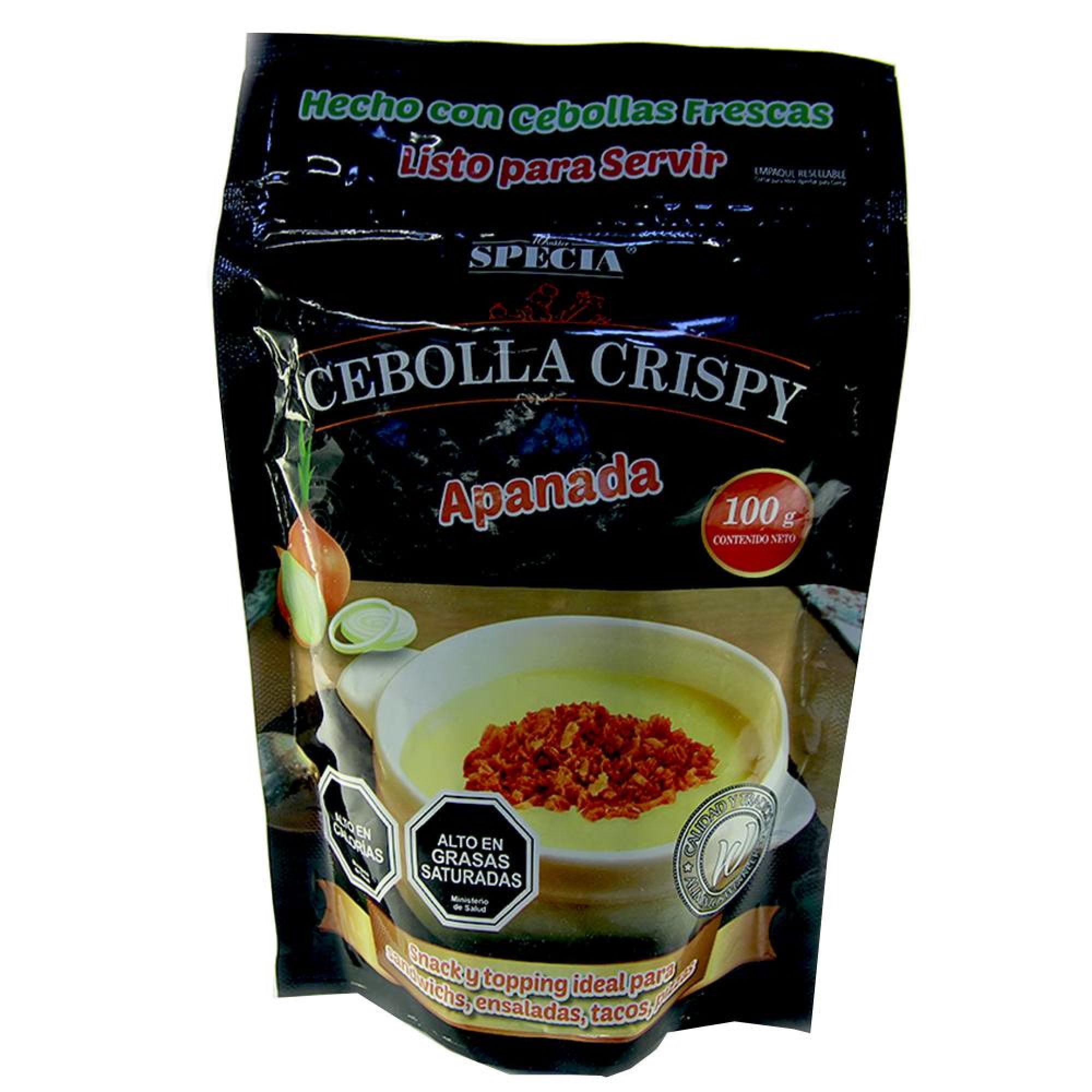 Cebolla Crispy Apanada Bolsa 100 g Winkler