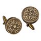 thumbnail image 3 of 1 Par De Botones De Chaqueta De Metal Antiguo Vintage Chapado En Bronce, Conjunto De 20mm Para Traje, 3 of 5