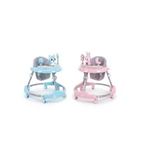 Myl Todo Hogar - Pack 2 Andador Infantil Ergonomico Con Diseño De Conejito Y Manija De Empuje Azul Y Rosado