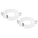 thumbnail image 1 of Uxcell 115mm (4.53") Kit de Montaje de Lámpara Universal, 2 juegos de Placa de Barra Transversal para Luz Cercana al Techo, 1 of 7