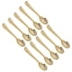 thumbnail image 5 of Vajilla Resistente Para Postres, Fiestas, Bodas, 10 Cucharas Doradas, 5 of 5