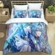thumbnail image 1 of Anime Genshin Impact Bedding Set Boys Girls Duvet Cover Pillowcase Bed Kids Adult Duvet Duvet Cover, 1 of 5