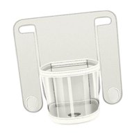 Magideal - Portavasos Para Reposacabezas Gancho Multifuncional Para Colgar Bolsas De Compras Organizador Para El Respaldo Del Asiento Fácil Instalación Loves Car Blanco