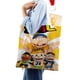 thumbnail image 4 of Jeffy SML the Rapper Bolso de tela con estampado de lienzo para mujer, bolsa de compras reutilizable y estética, con cremallera interior, regalo para mujer, 35 × 40 cm., 4 of 6