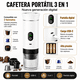 thumbnail image 3 of Cafetera Espresso Portátil Digital 3 en 1 Recargable Cápsulas Molido, 3 of 6