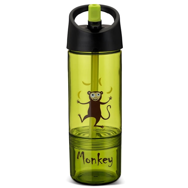 Botella de Agua con Snack Box 2 en 1 Carl Oscar 300ml + 150ml
