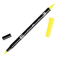 Bolígrafo Art Marker Tombow De Doble Pincel 055, Color Amarillo Procesado, Paquete De 1