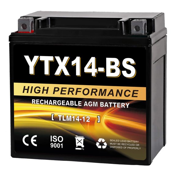 Batería Daakmax YTX14-BS 12V 14Ah AGM sellada