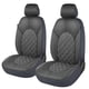 thumbnail image 1 of Fundas para asientos de coche CAROMOP Luxury, juego frontal de piel sintética, gris, 1 of 7