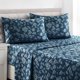 thumbnail image 1 of Juego de sábanas LDC LUX DECOR Floral Cal King 4 piezas de microfibra, 1 of 9