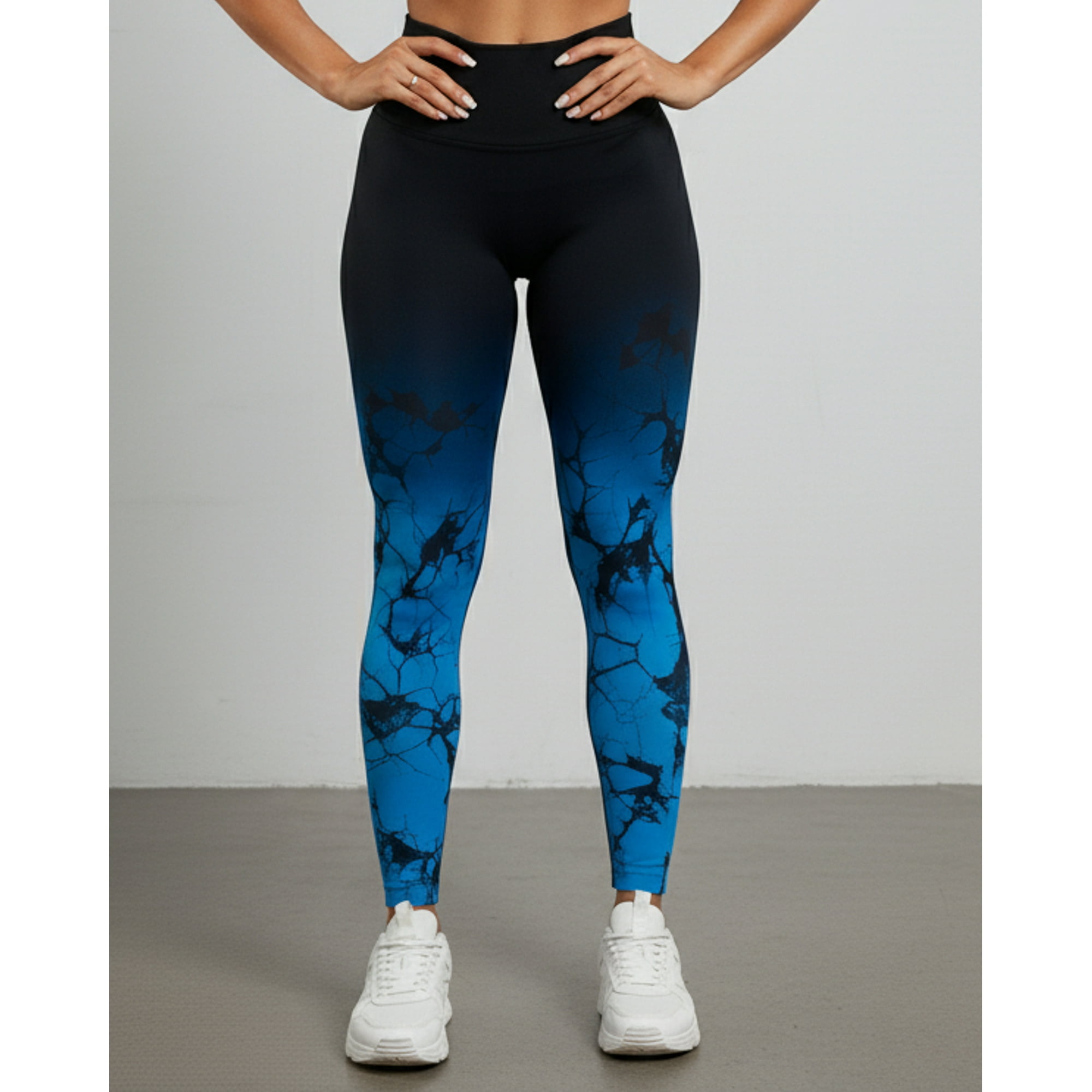 Flix Spa - Leggings Yoga Sin Costura Mujer Diseño Tie Dye Levanta Cola