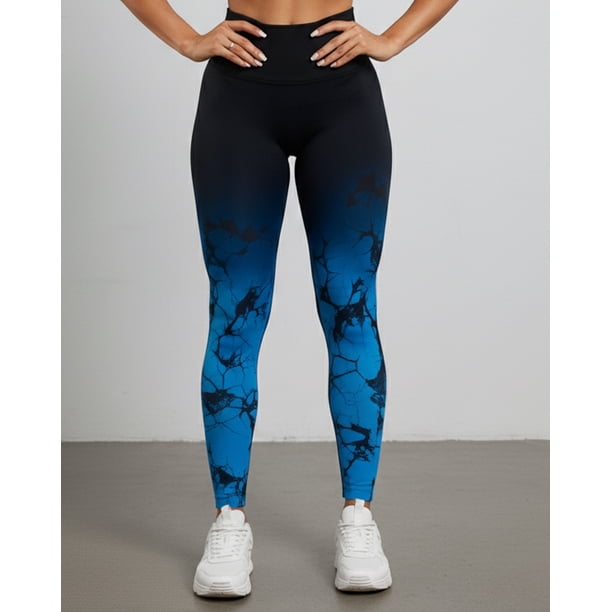 Leggings Yoga Sin Costura Mujer Diseño Tie dye Levanta cola
