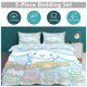 thumbnail image 2 of Cute Cinnamoroll Cartoon Character Duvet Cover Set Bedding Set 3D Cartoon Printed Comfortable And Soft Bed Set Room Decor for Bedroom, 2 of 5