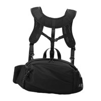 Magideal - Arnés De Pecho, Paquete De Aparejo De Pecho, Multibolsillo, Práctico Bolso Impermeable Multiusos Con Rayas Reflectantes, Bolsa Para Aparejos De Pesca Negro