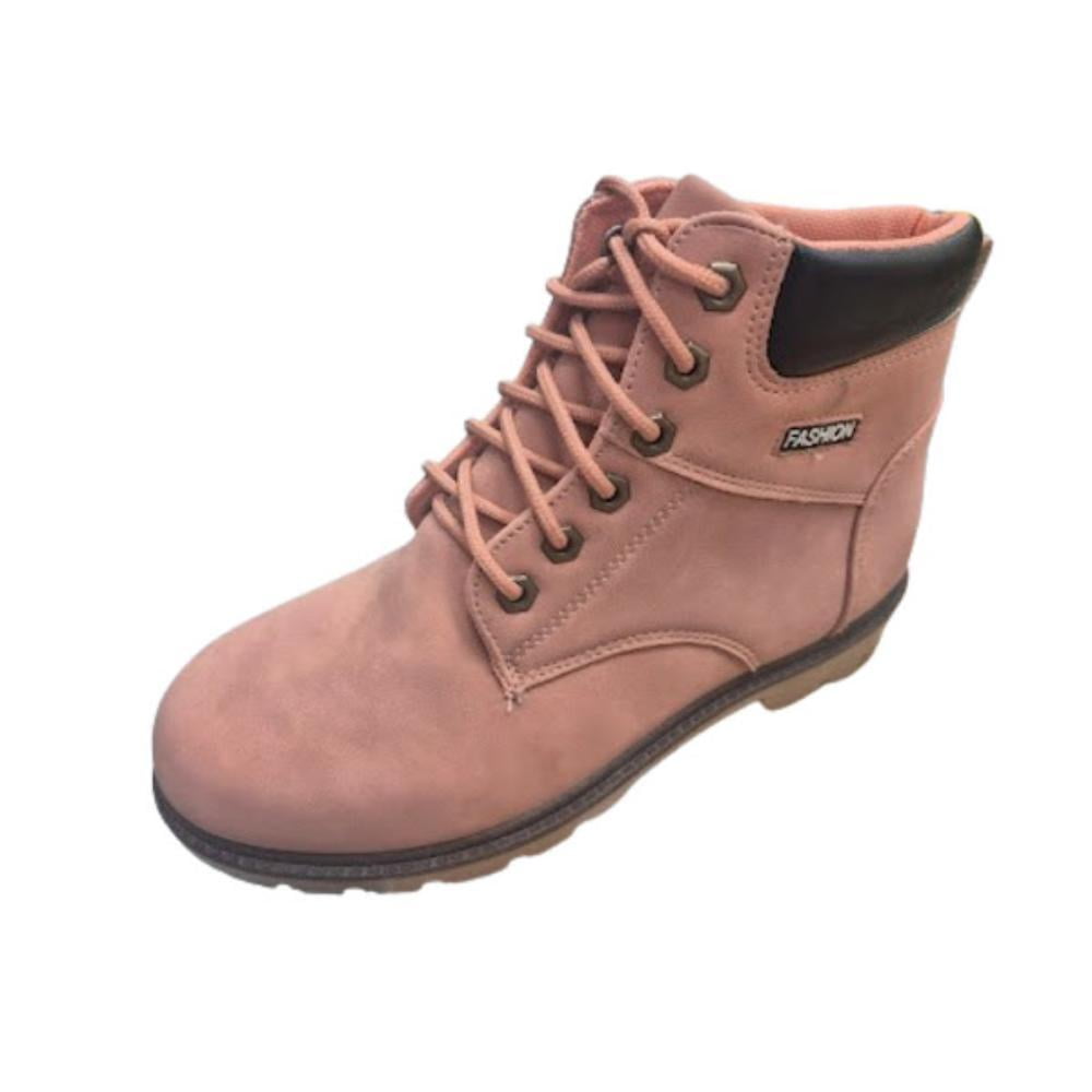 Vinnys Outlet - Botín De Invierno Rosado Mujer