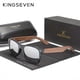 thumbnail image 1 of Handmade Wooden Sunglasses by KINGSEVEN - UV400 Protection, Polarized Lenses, Retro Design - Perfect for Men & Women!, 1 of 5
