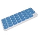 thumbnail image 3 of Organizador de pastillas, caja de pastillas, caja organizadora de medicamentos mensual de 31 días, contenedor de pastillas grande, estuche , Azul, 3 of 5