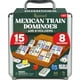thumbnail image 1 of Juego de Dominó Mexican Train Queensell Double 15 con 8 Soportes, 1 of 3