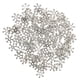 thumbnail image 3 of 100 unids / lote copo de nieve margarita espaciador cuentas diy joyería encontrar plata antigua, 3 of 3