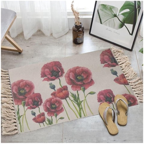 Top Lucky - Bajada De Cama Kilim De Estilo Etnico 60X90 Cm