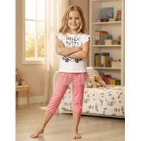 Pijama Niña Hello Kitty Blanco 3
