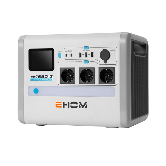 Generador estación de energía portátil EHOM 1024WH | 1650W