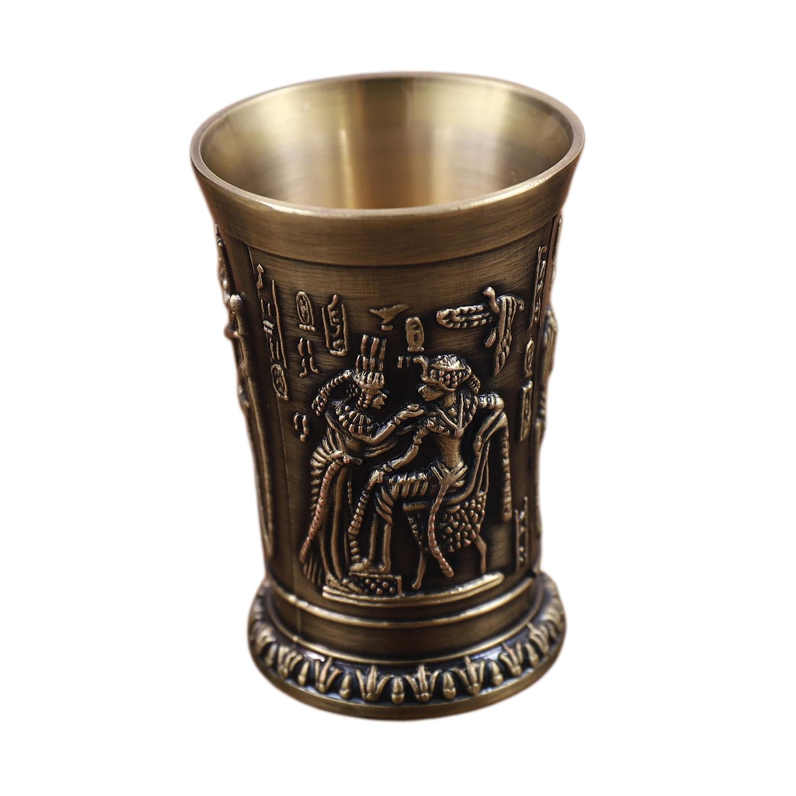Bothyi - Vaso De Chupito, Vasos Egipcios Vintage Para Vasos, Accesorios, Cóctel, Bronce, Dios Del Sol