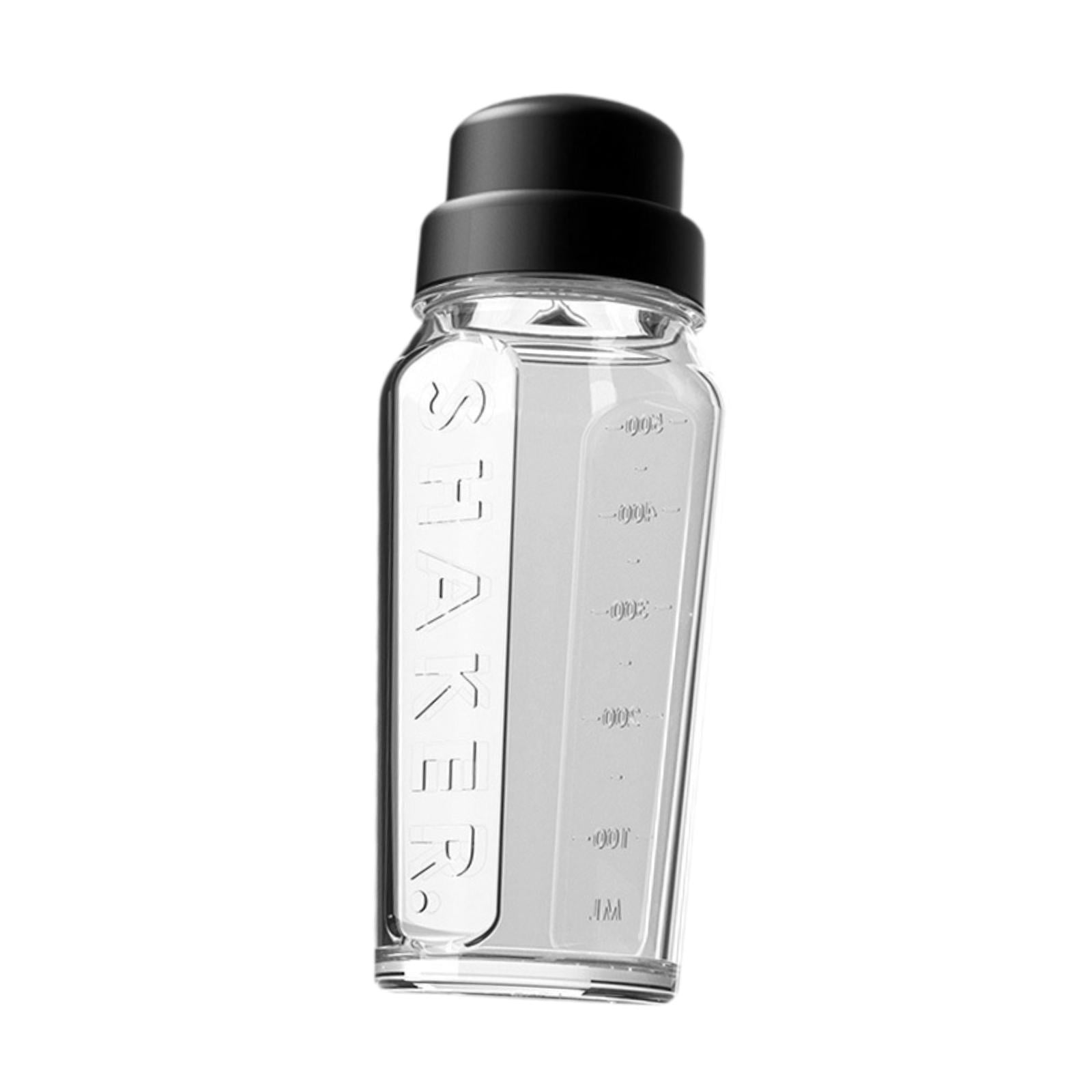 Bothyi - Coctelera Transparente, Artículos De Bar, Taza Mezcladora Transparente Para Fiesta De Bebidas De Boda, Negro
